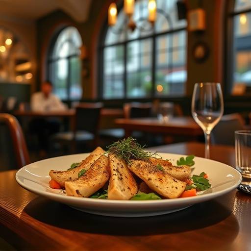 Assiette de spécialités lyonnaises dans un bouchon